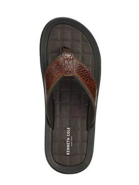 NEW Kenneth Cole New York Faux Leather Flip Flop, 11